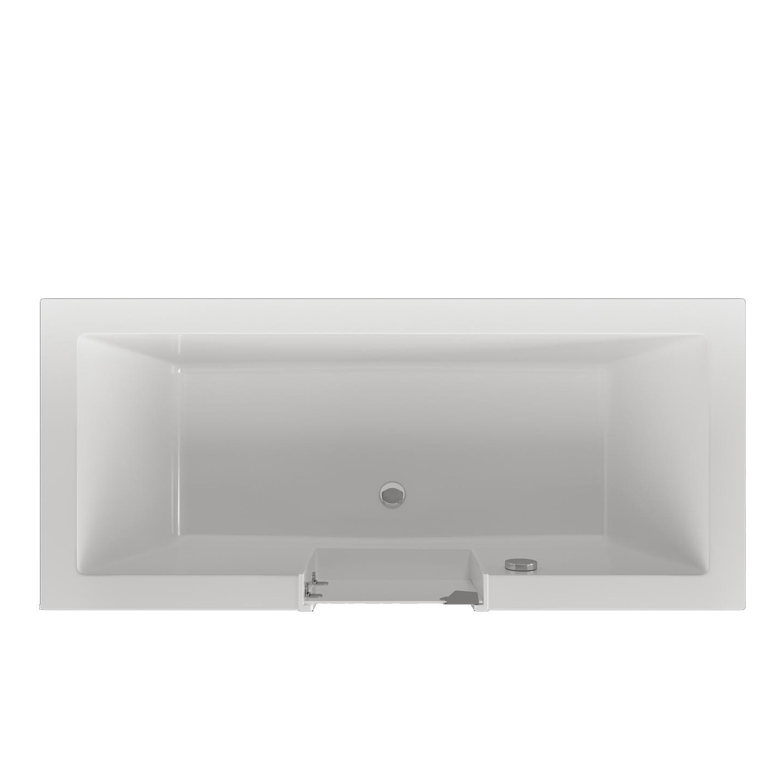 Badewanne mit Tür Easy Inside mit Schürze Tür mitte für Nische