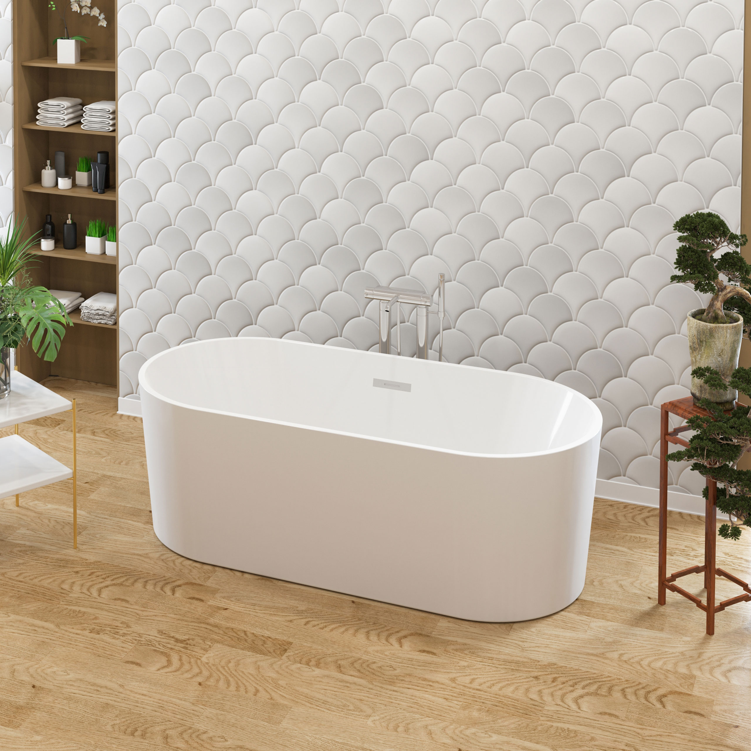 Freistehende Badewanne 170 x 80 cm solange Vorrat reicht 