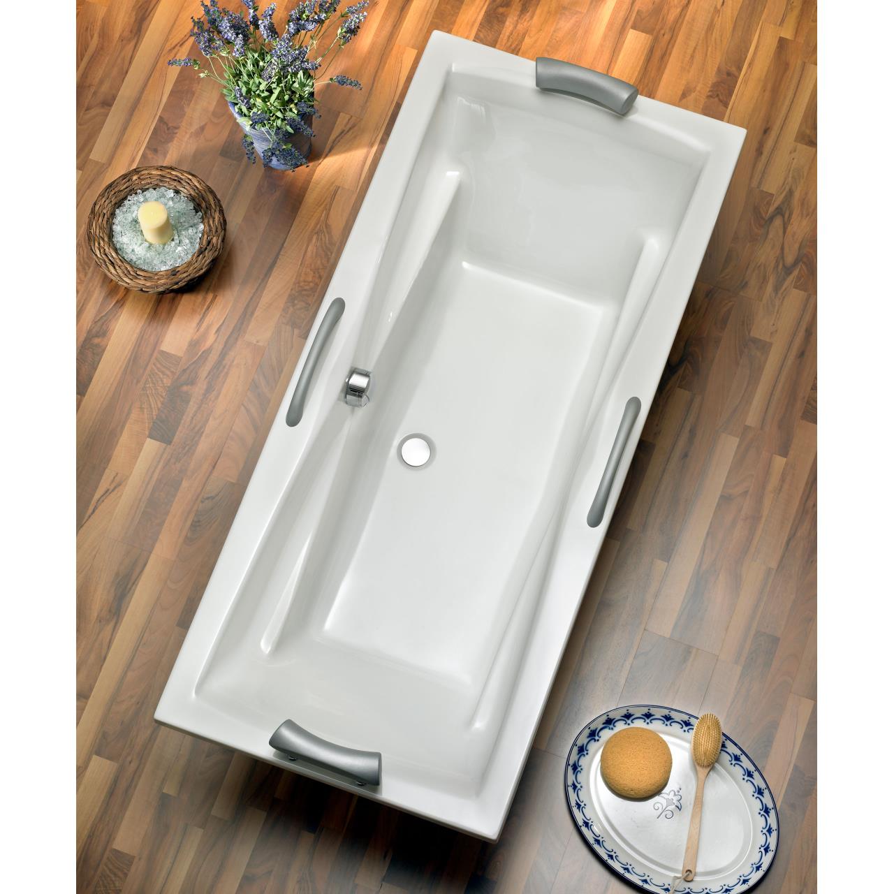 Ottofond Rechteckbadewanne Atlanta Duo mit Whirlpoolsystem