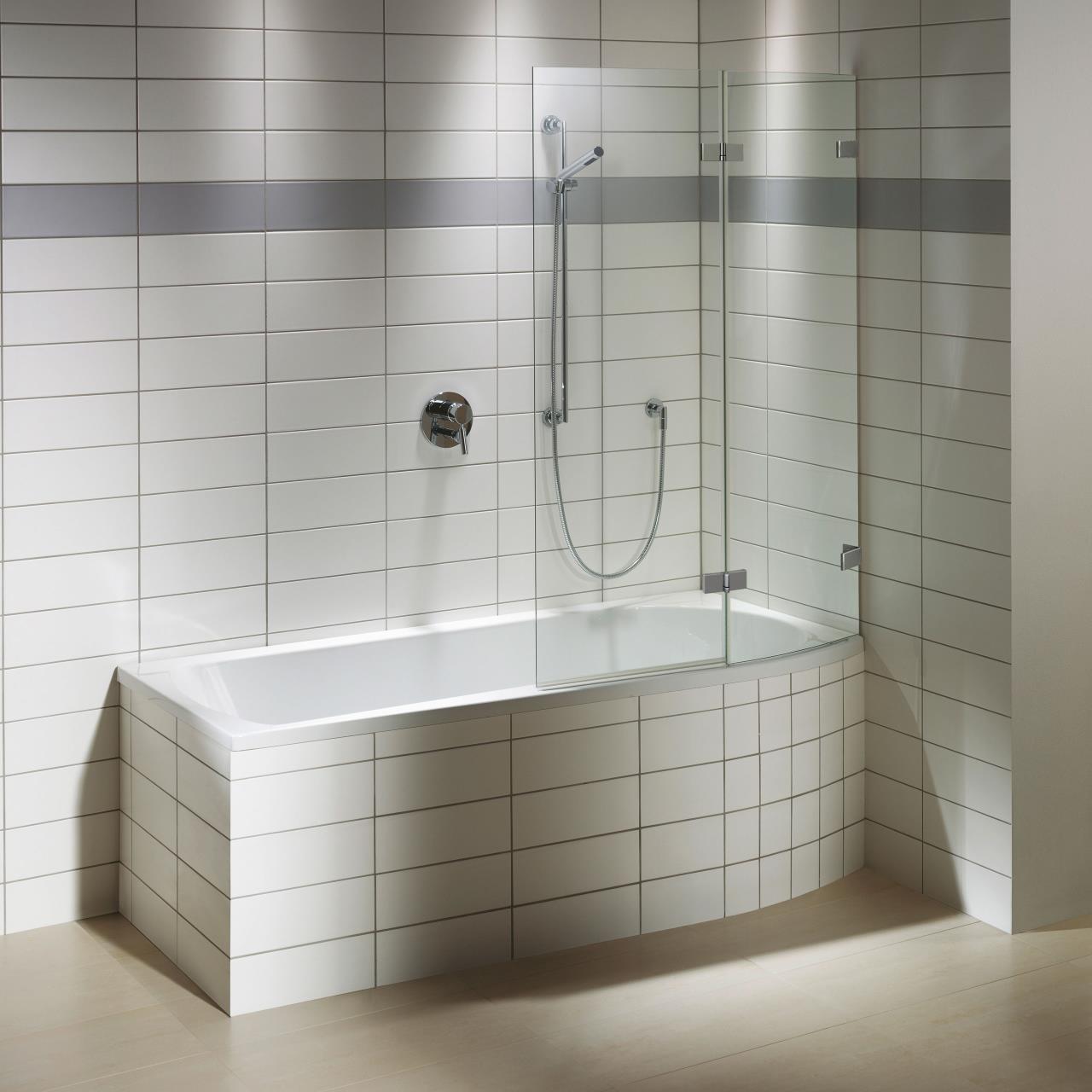 Repabad Rechteckbadewanne Arosa Shower rechts