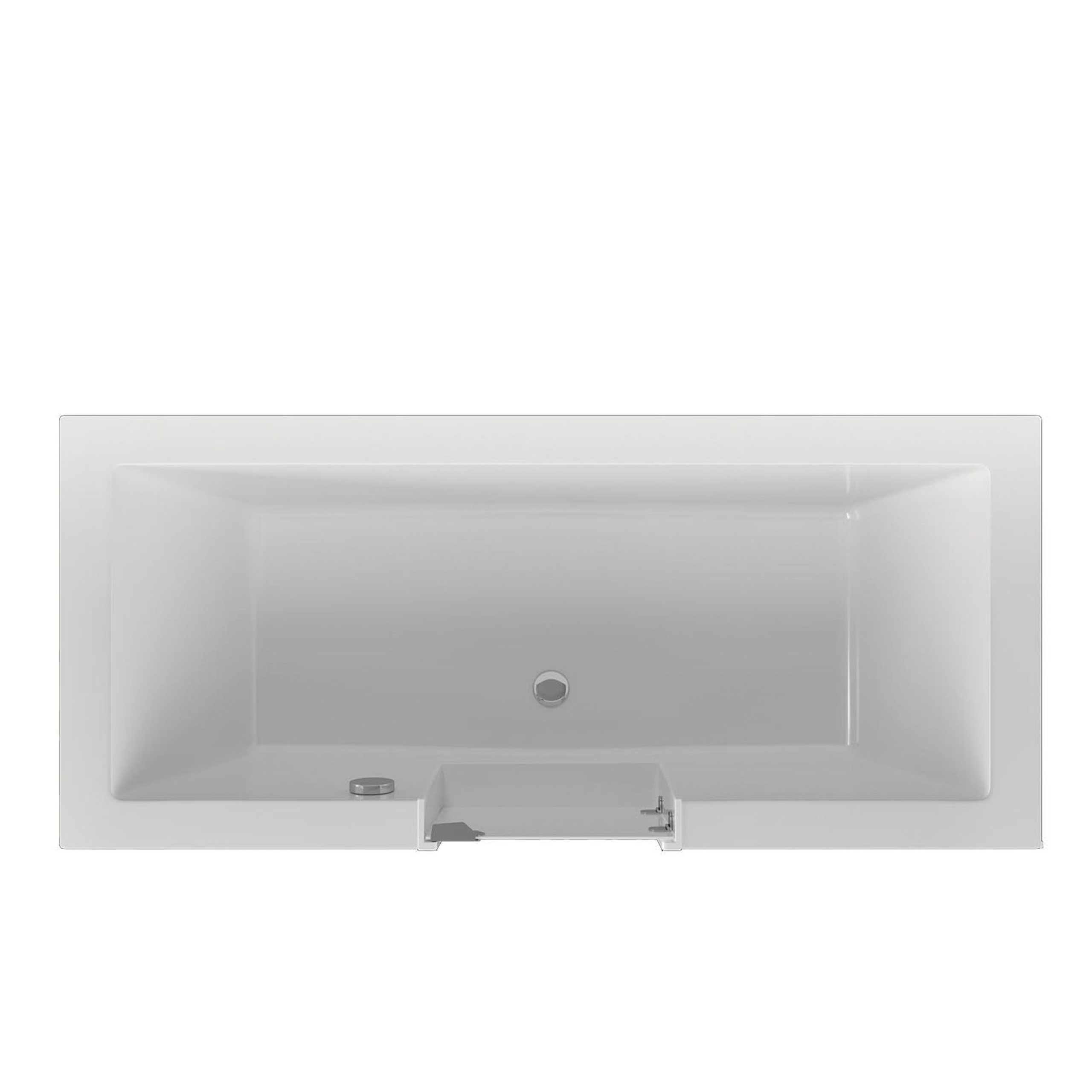 Badewanne mit Tür Easy Inside mit Schürze Tür mitte 