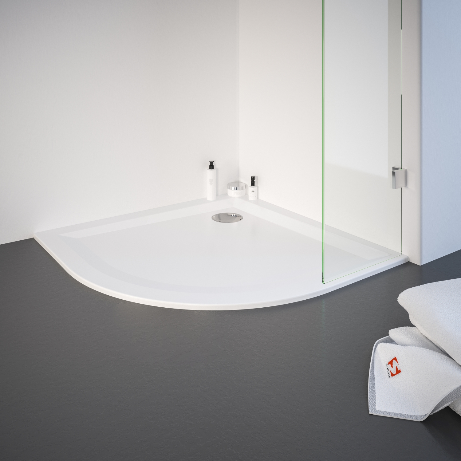Schulte Kristall Trend Runddusche inkl. Duschwanne